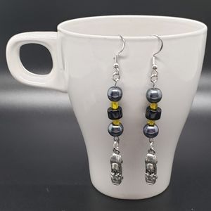 Sterling Silver Car Earrings